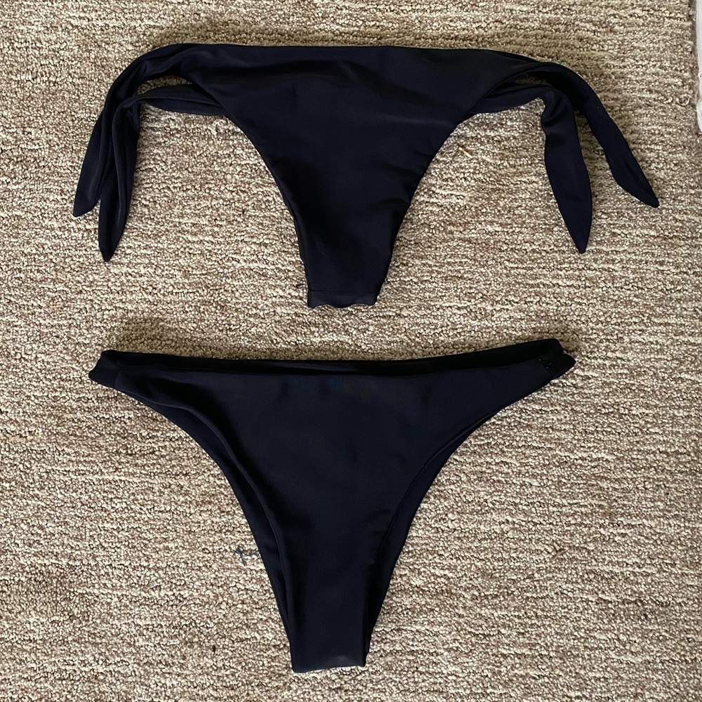 Mikoh Black Bikini Bottoms